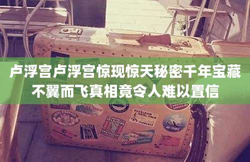 卢浮宫卢浮宫惊现惊天秘密千年宝藏不翼而飞真相竟令人难以置信
