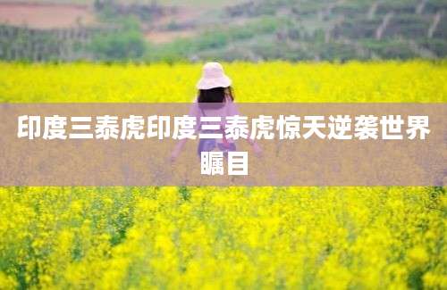印度三泰虎印度三泰虎惊天逆袭世界瞩目