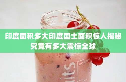 印度面积多大印度国土面积惊人揭秘究竟有多大震惊全球