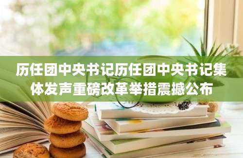 历任团中央书记历任团中央书记集体发声重磅改革举措震撼公布