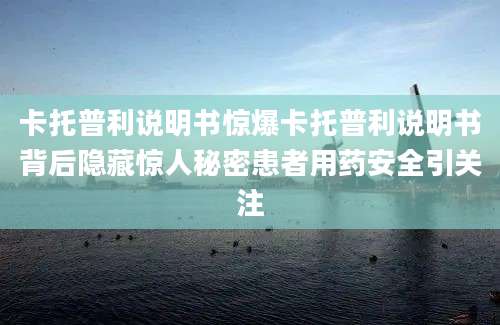 卡托普利说明书惊爆卡托普利说明书背后隐藏惊人秘密患者用药安全引关注