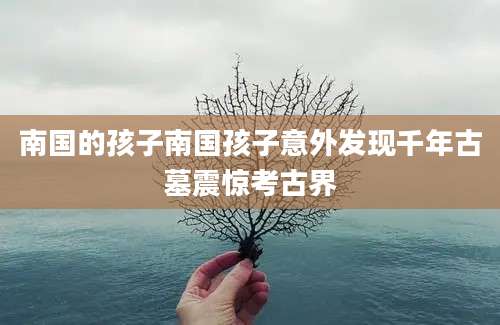 南国的孩子南国孩子意外发现千年古墓震惊考古界