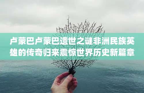 卢蒙巴卢蒙巴遗世之谜非洲民族英雄的传奇归来震惊世界历史新篇章